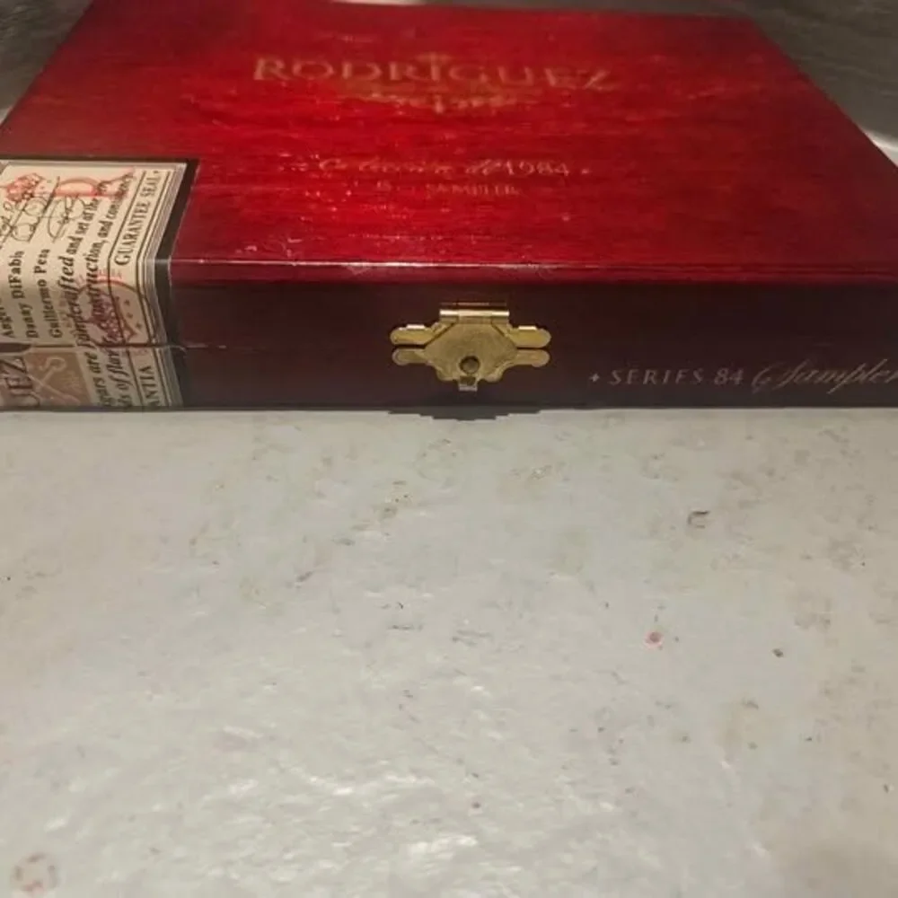Rodriguez Sampler Wood Cigar Box Man Cave Stuff 5